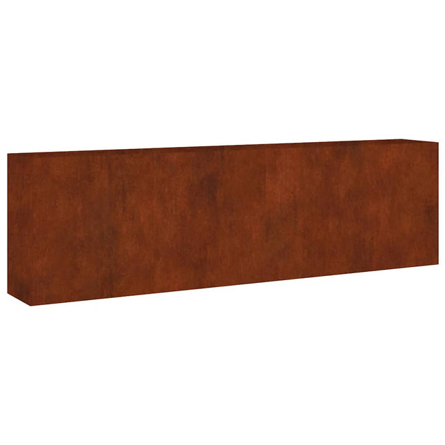 højbed 280x40x80 cm cortenstål