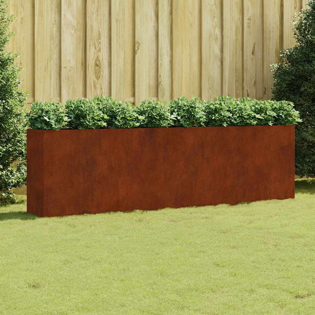 højbed 280x40x80 cm cortenstål