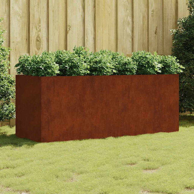 højbed 200x80x80 cm cortenstål
