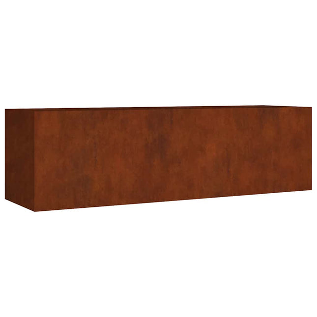 højbed 280x80x80 cm cortenstål