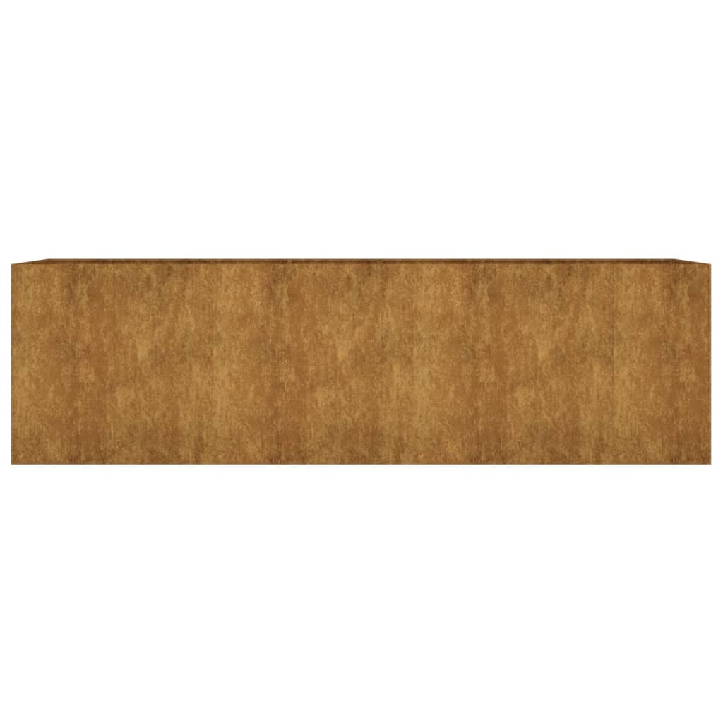 højbed 280x80x80 cm cortenstål