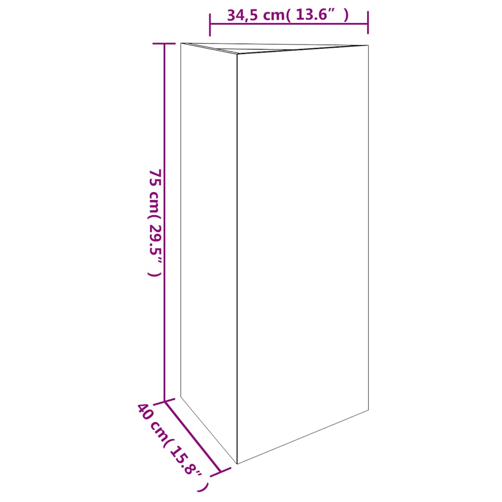 plantekrukke 40x34,5x75 cm cortenstål