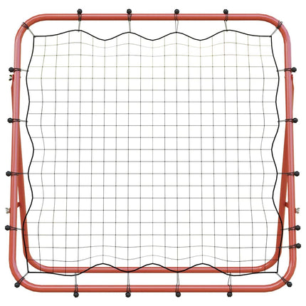 justerbar foodbold-rebounder 96x80x96 cm stål og PE
