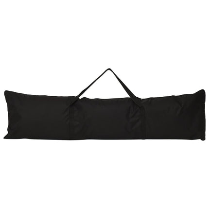 bærbart baseballnet 183x182x183 cm polyester stål sort orange