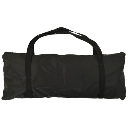bærbart baseballnet 183x105x183 cm polyester sort og rød