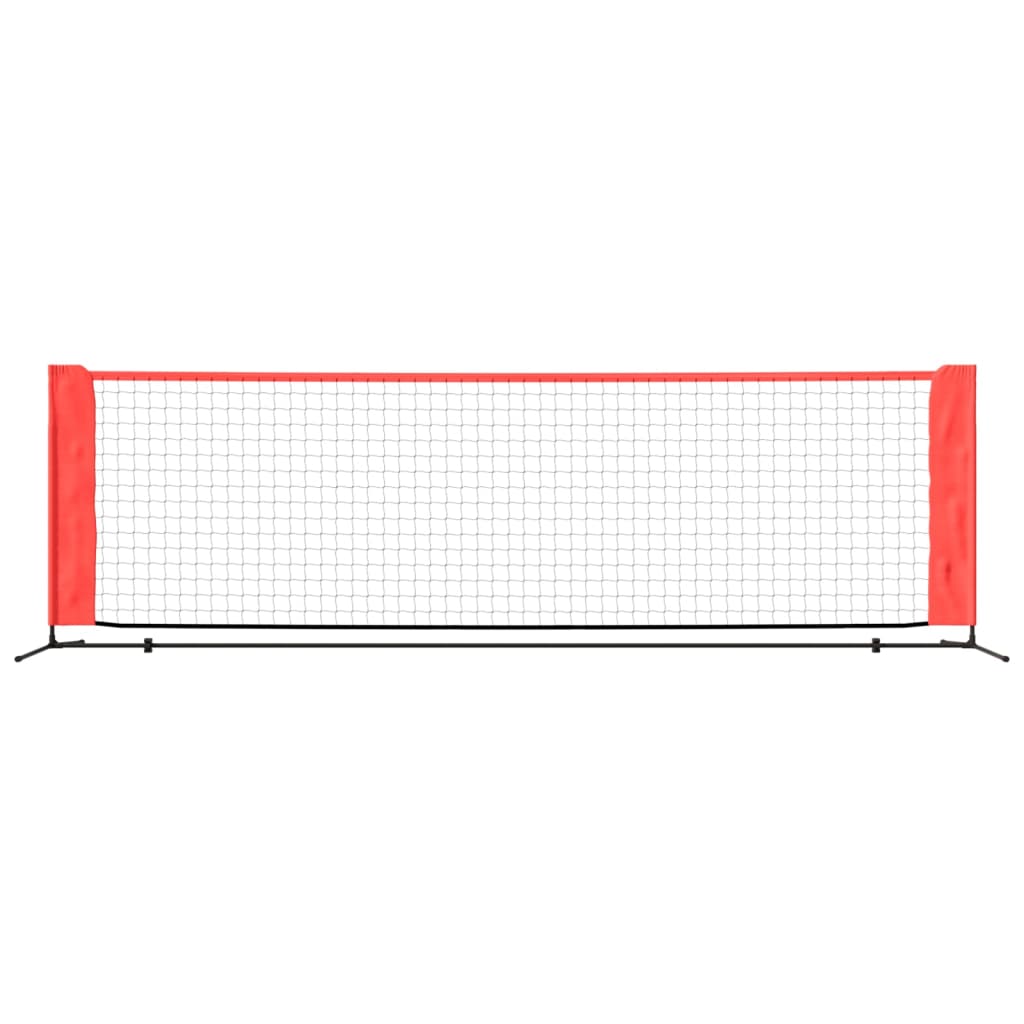 tennisnet 300x100x87 cm polyester sort og rød