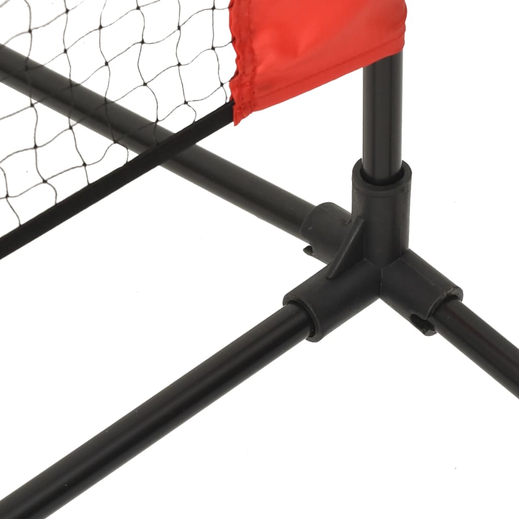 tennisnet 300x100x87 cm polyester sort og rød