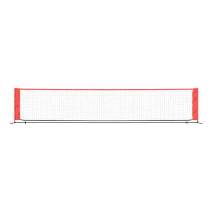 tennisnet 500x100x87 cm polyester sort og rød