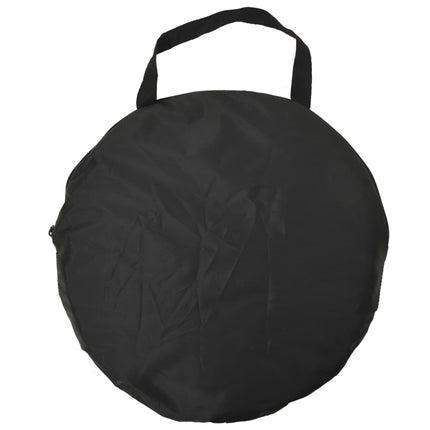 fodboldnet med målhuller 120x80x80 cm polyester