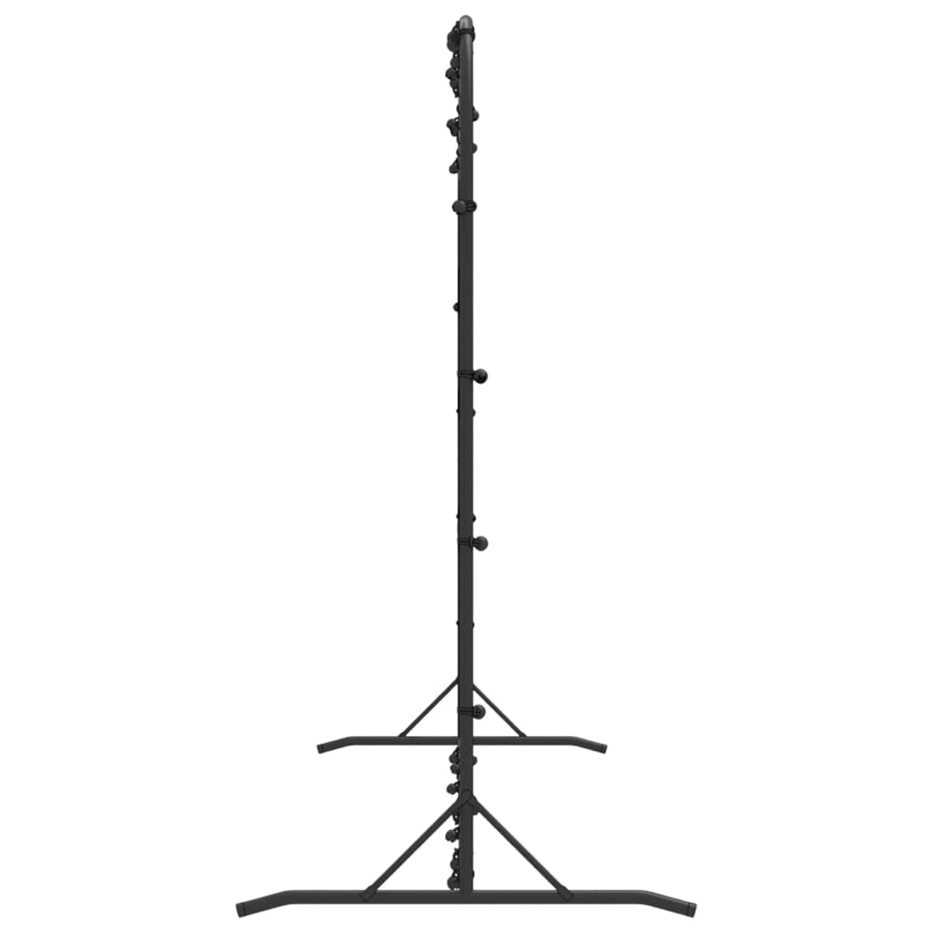 fodbold-rebounder 366x90x183 cm HDPE sort