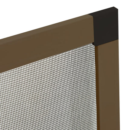 insektnet til vinduer 80x120 cm brun