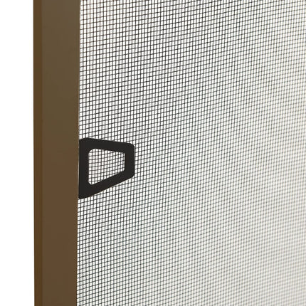 insektnet til vinduer 90x120 cm brun
