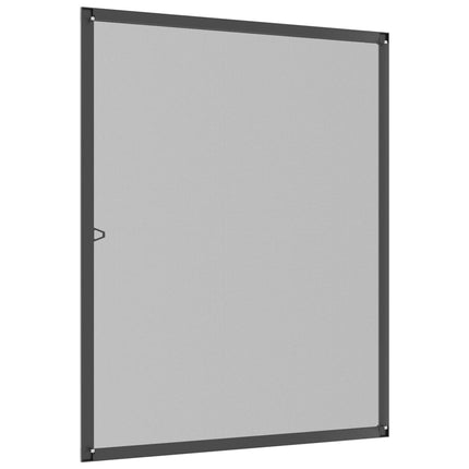 insektnet til vinduer 80x100 cm antracitgrå