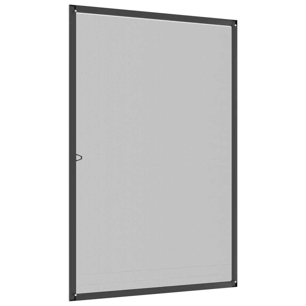 insektnet til vinduer 90x120 cm antracitgrå