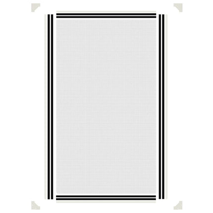 magnetisk insektnet til vinduer 80x140 cm hvid
