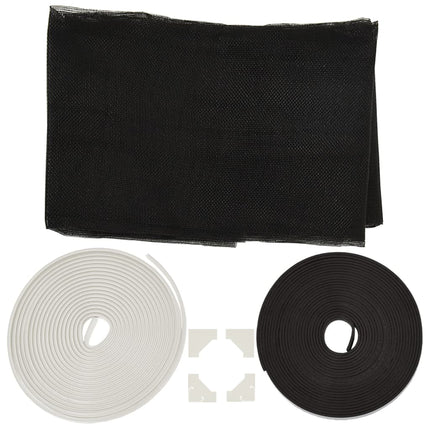 magnetisk insektnet til vinduer 100x120 cm hvid
