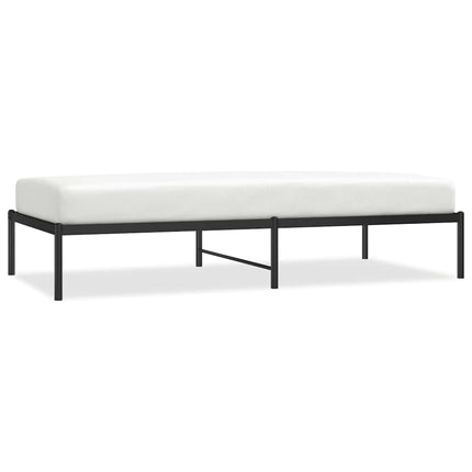 sengeramme 90x190 cm metal sort