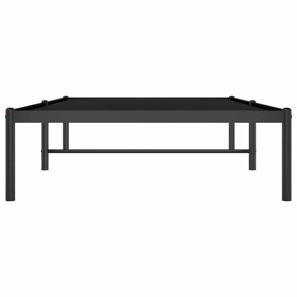 sengeramme 90x190 cm metal sort