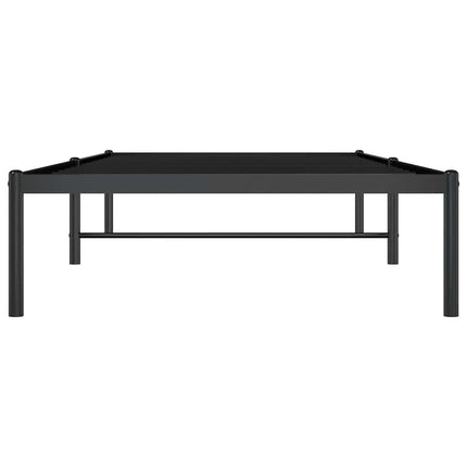 sengeramme 90x200 cm metal sort