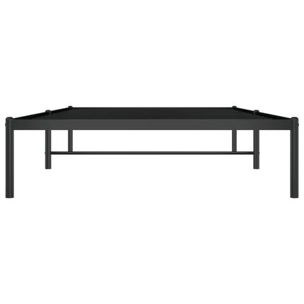 sengeramme 107x203 cm metal sort