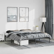 sengeramme 183x213 cm metal sort