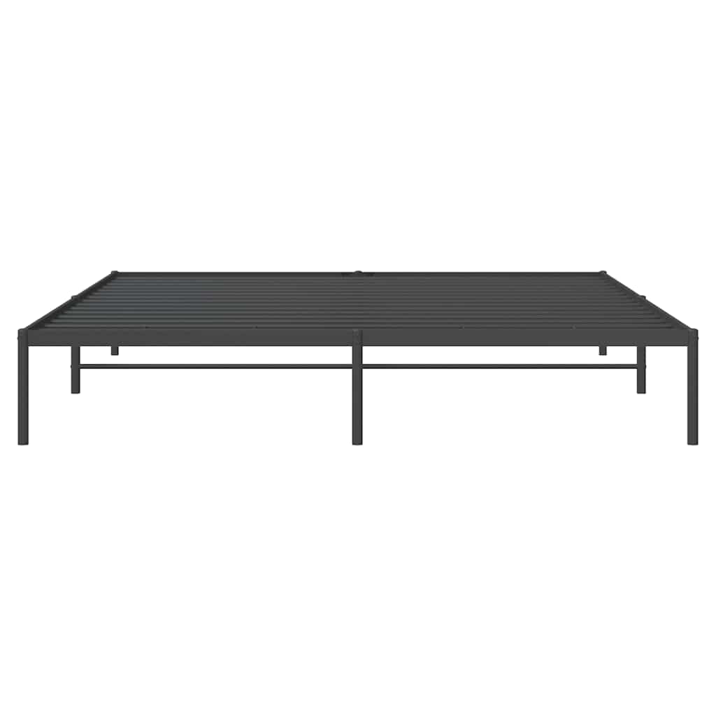 sengeramme 193x203 cm metal sort