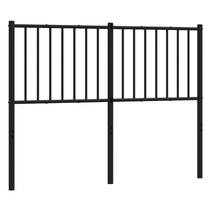 udskiftningsgavl 120 cm metal sort