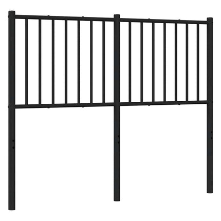 udskiftningsgavl 120 cm metal sort