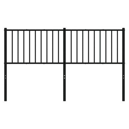udskiftningsgavl 160 cm metal sort