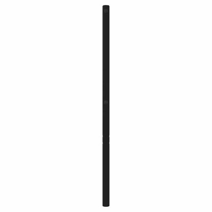 udskiftningsgavl 160 cm metal sort