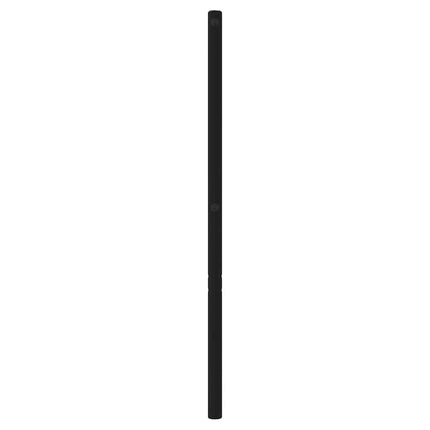 udskiftningsgavl 180 cm metal sort