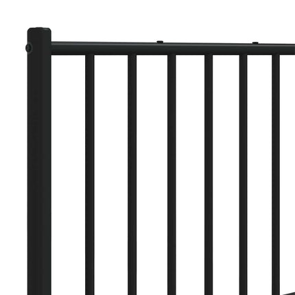 udskiftningsgavl 180 cm metal sort
