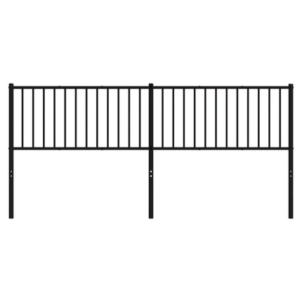 udskiftningsgavl 200 cm metal sort