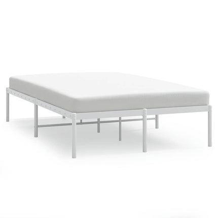 sengeramme 120x200 cm metal hvid
