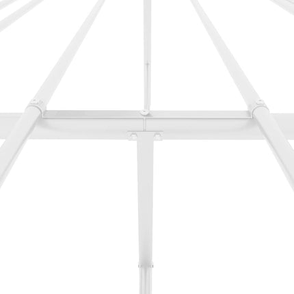 sengeramme 140x190 cm metal hvid