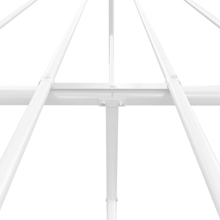 sengeramme med sengegavl 120x190 cm metal hvid