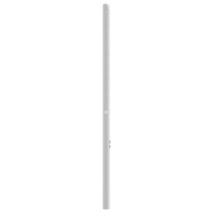 udskiftningsgavl 80 cm metal hvid