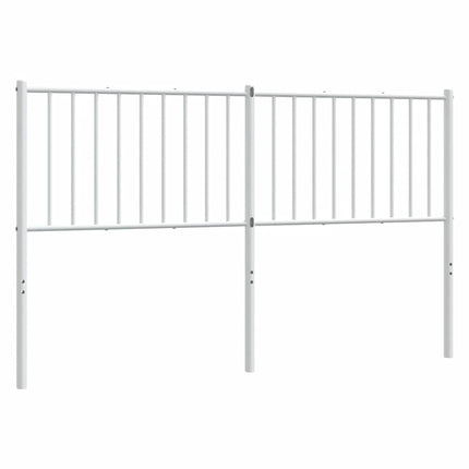 udskiftningsgavl 160 cm metal hvid