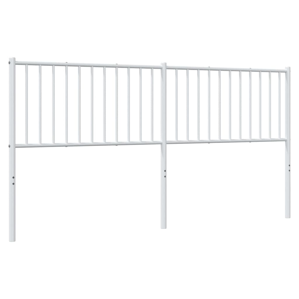 udskiftningsgavl 180 cm metal hvid