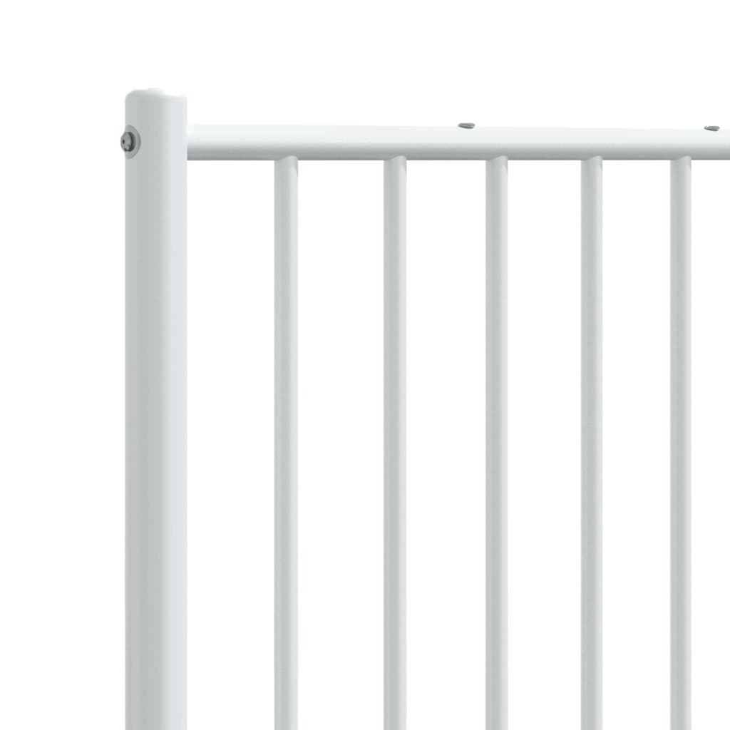 udskiftningsgavl 180 cm metal hvid