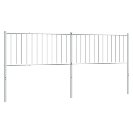 udskiftningsgavl 193 cm metal hvid