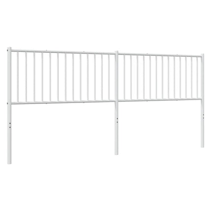 udskiftningsgavl 200 cm metal hvid