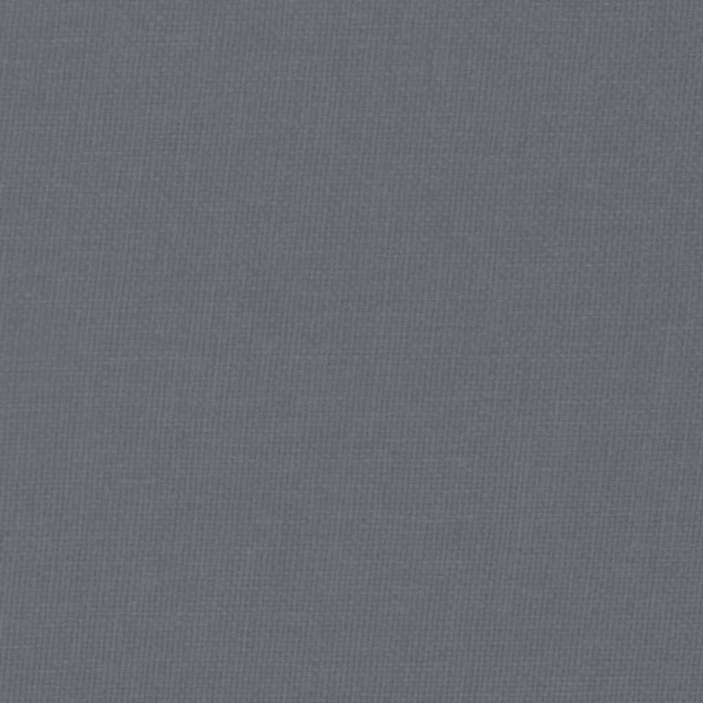 lænestol med fodskammel Stof grå