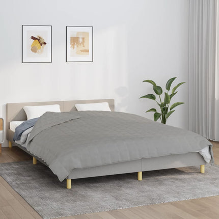 tyngdetæppe 200x230 cm 9 kg stof grå