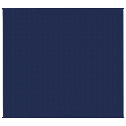 tyngdetæppe 200x220 cm 9 kg stof blå