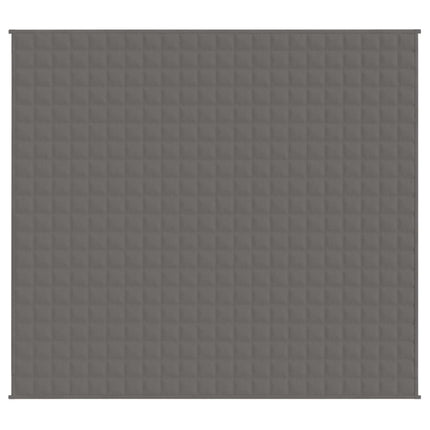 tyngdetæppe 200x230 cm 9 kg stof grå