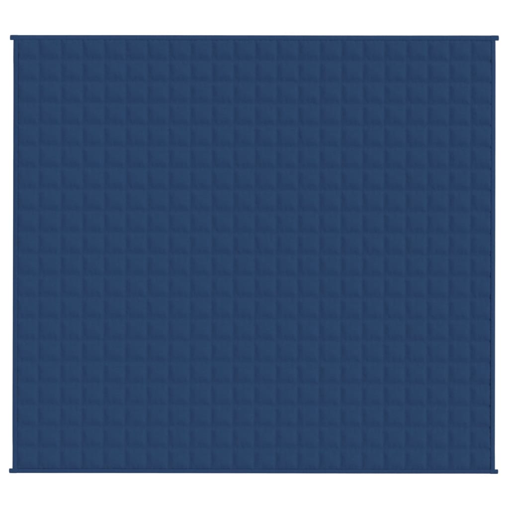 tyngdetæppe 200x220 cm 9 kg stof blå