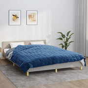 tyngdetæppe 200x220 cm 9 kg stof blå
