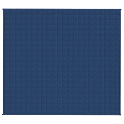 tyngdetæppe 200x230 cm 9 kg stof blå