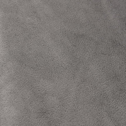 tyngdetæppe med betræk 137x200 cm 10 kg stof grå
